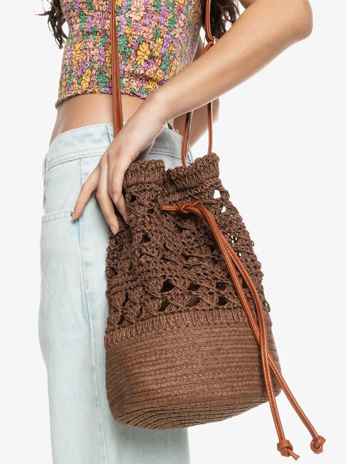 Roxy Handbags Sunset Music Bucket Bag Root Beer 8211 Womens