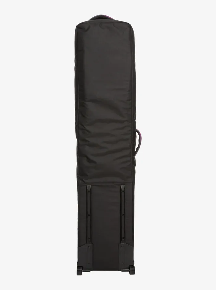 Roxy Handbags Vermont Wheelie 127L Snowboard Travel Bag True Black Pansy Pansy 8211 Womens