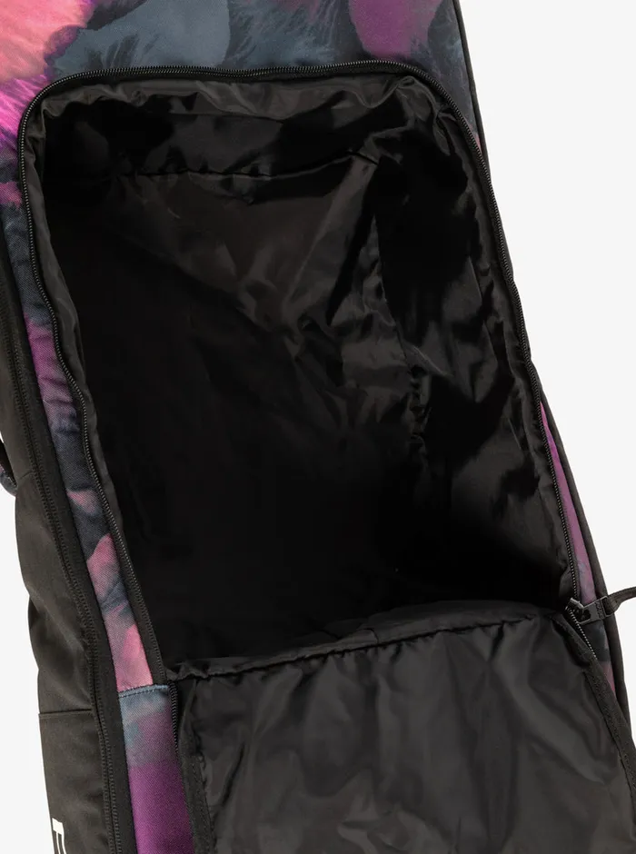 Roxy Handbags Vermont Wheelie 127L Snowboard Travel Bag True Black Pansy Pansy 8211 Womens
