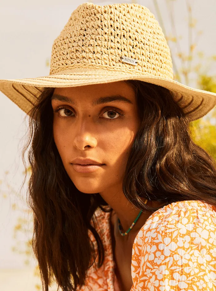Roxy Hats Aloof Beauty Straw Sun Hat Natural 8211 Womens
