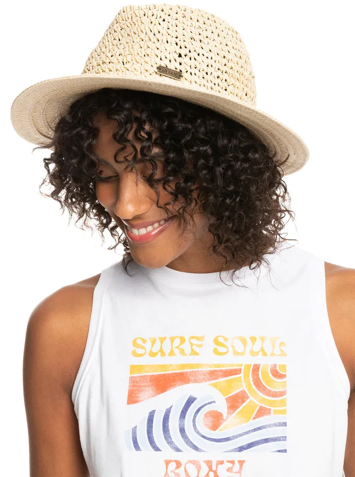 Roxy Hats Aloof Beauty Straw Sun Hat Natural 8211 Womens