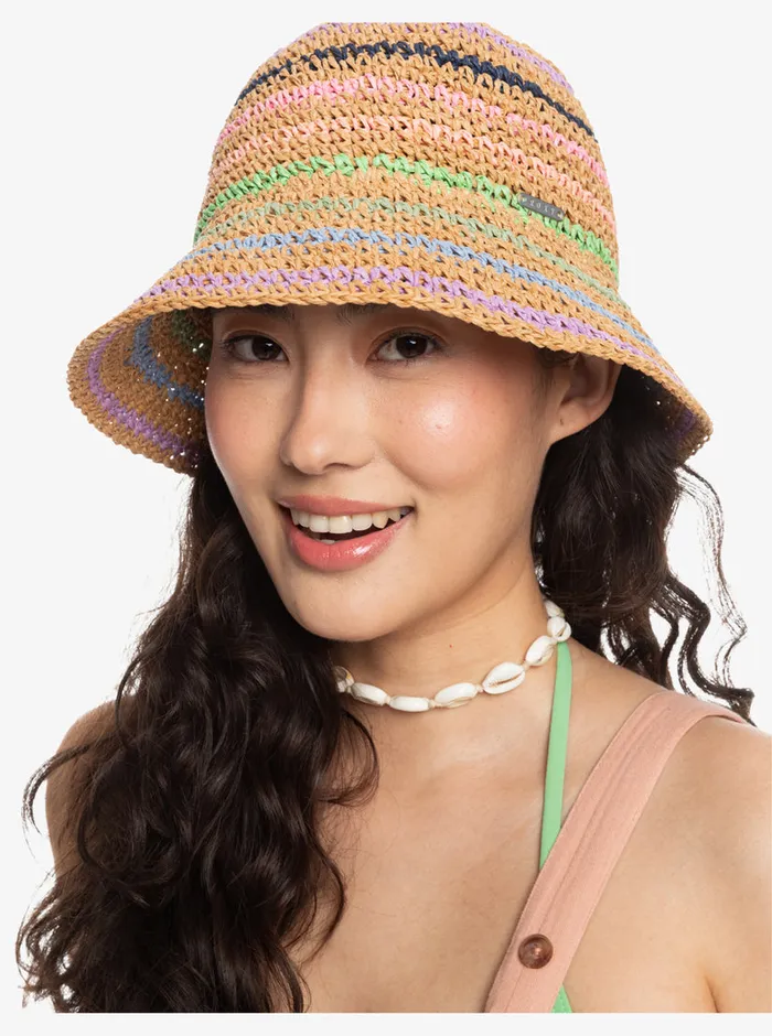 Roxy Hats Candied Peacy Sun Hat Natural 8211 Womens