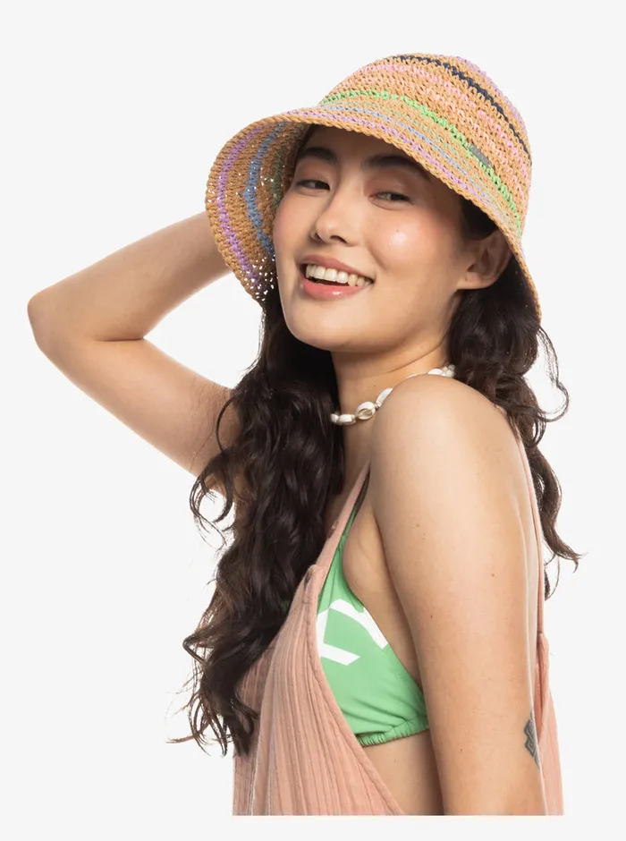 Roxy Hats Candied Peacy Sun Hat Natural 8211 Womens