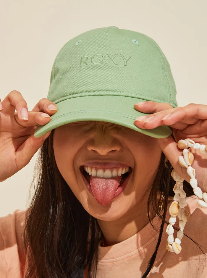 Roxy Hats Dear Believer Color Baseball Hat Quiet Green 8211 Womens