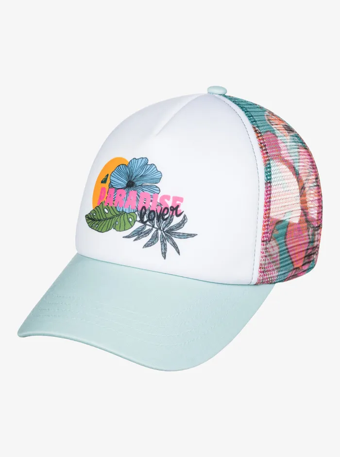 Roxy Hats Donut Spain Trucker Hat Blue Surf Kartoffel Tropical 8211 Womens
