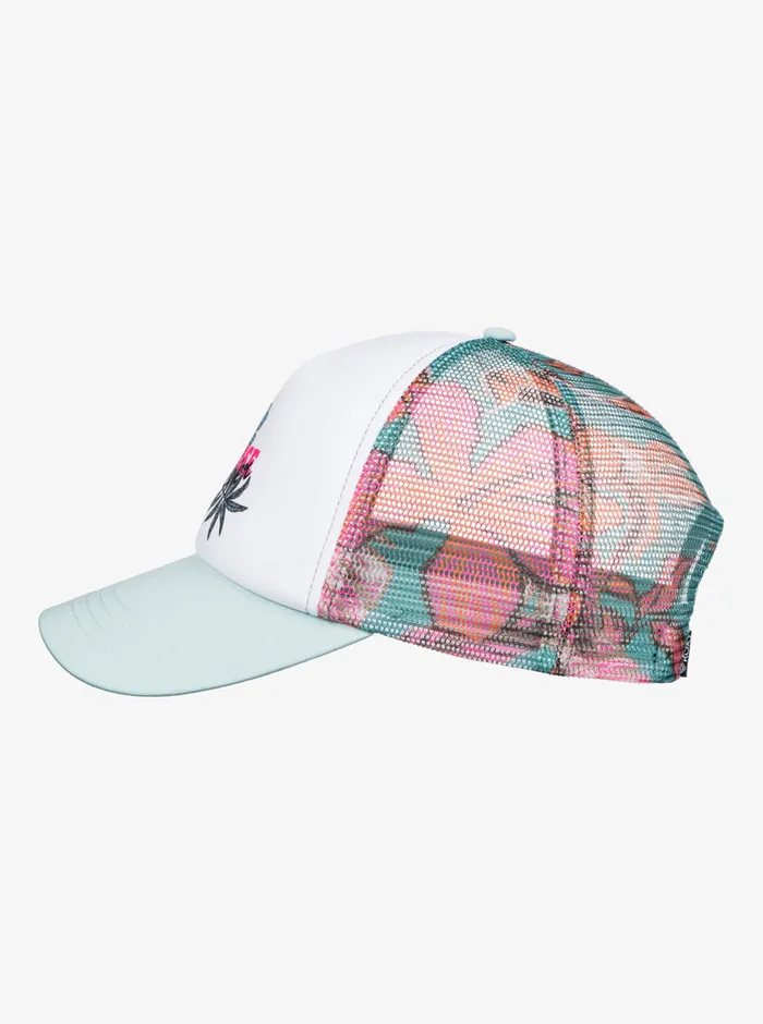 Roxy Hats Donut Spain Trucker Hat Blue Surf Kartoffel Tropical 8211 Womens