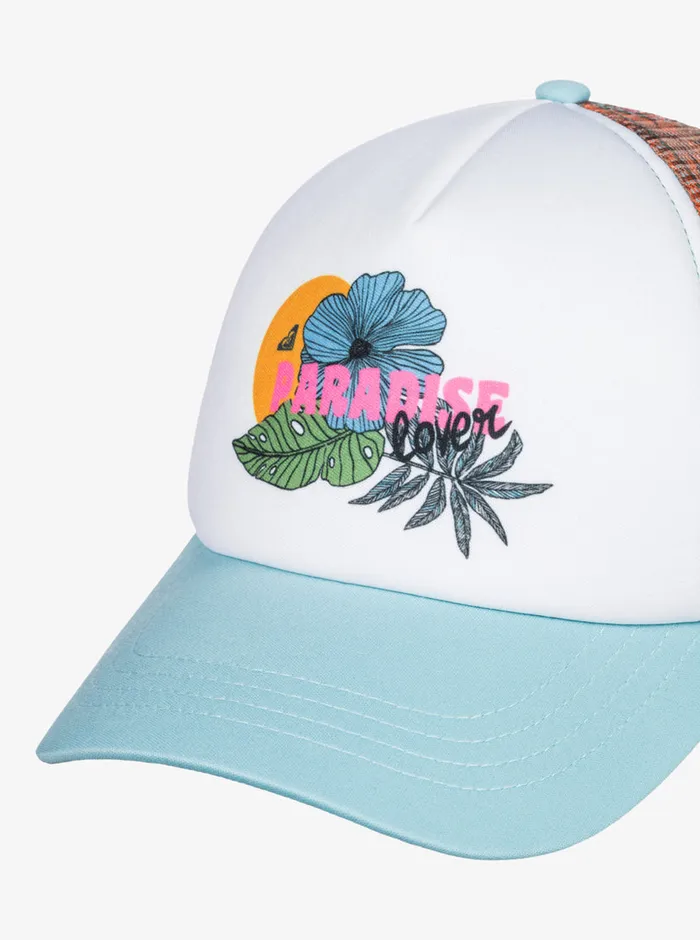 Roxy Hats Donut Spain Trucker Hat Blue Surf Kartoffel Tropical 8211 Womens