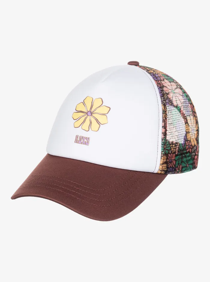 Roxy Hats Donut Spain Trucker Hat Root Beer All About Sol Mini 8211 Womens