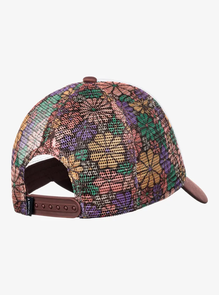 Roxy Hats Donut Spain Trucker Hat Root Beer All About Sol Mini 8211 Womens