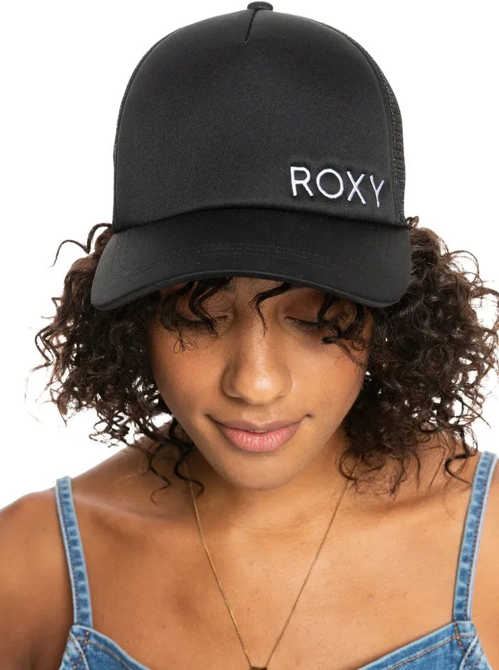 Roxy Hats Finishline 2 Black Trucker Hat Anthracite 8211 Womens