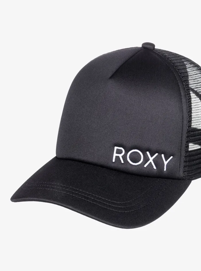 Roxy Hats Finishline 2 Black Trucker Hat Anthracite 8211 Womens