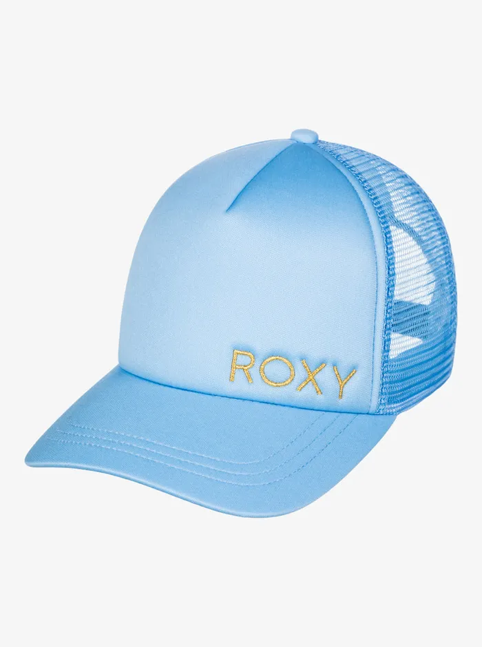 Roxy Hats Finishline Trucker Hat Bel Air Blue 8211 Womens