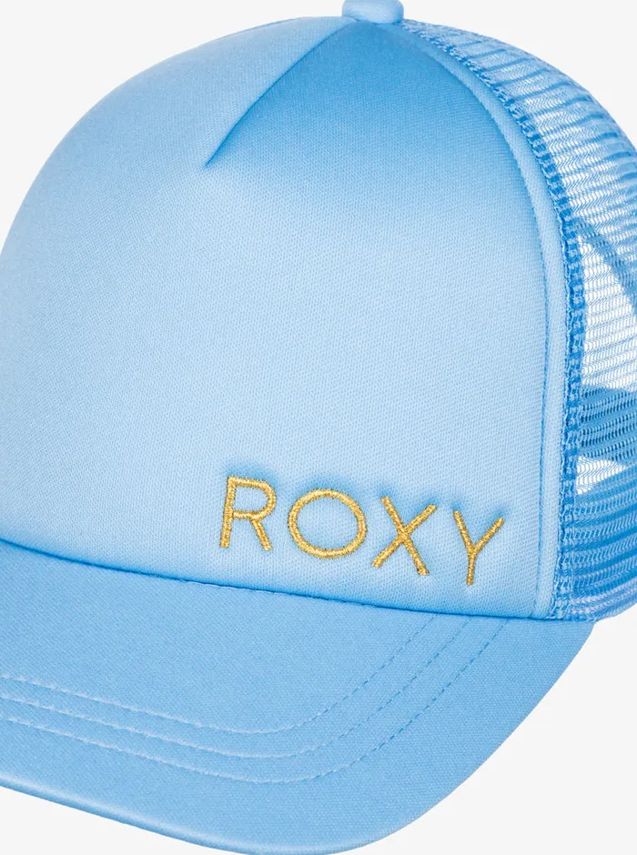 Roxy Hats Finishline Trucker Hat Bel Air Blue 8211 Womens