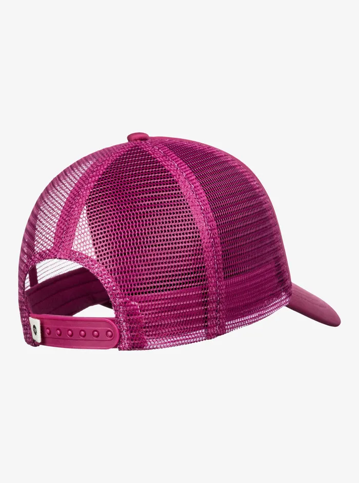 Roxy Hats Finishline Trucker Hat Raspberry Radiance 8211 Womens