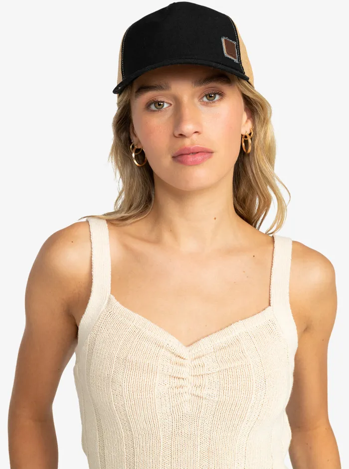 Roxy Hats Incognito Trucker Hat Anthracite 8211 Womens