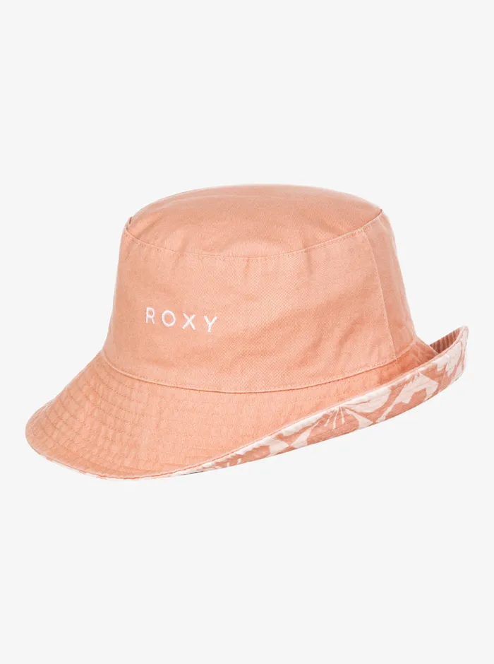 Roxy Hats Jasmine Paradise Reversible Bucket Hat Pale Dogwood Sun Clik 8211 Womens