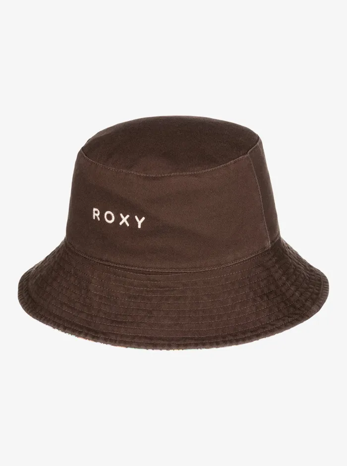 Roxy Hats Jasmine Paradise Reversible Sun Hat Root Beer All About Sol Mini 8211 Womens