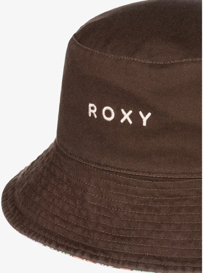 Roxy Hats Jasmine Paradise Reversible Sun Hat Root Beer All About Sol Mini 8211 Womens