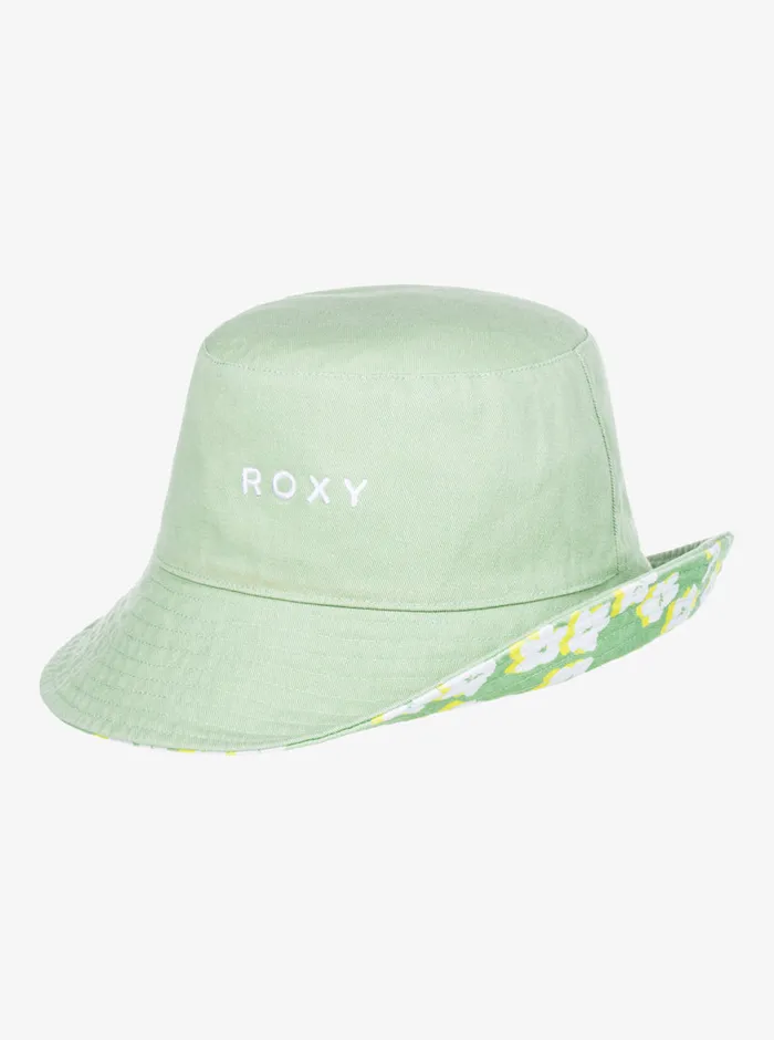 Roxy Hats Jasmine Paradise Sun Hat Quiet Green Floral Delight 8211 Womens