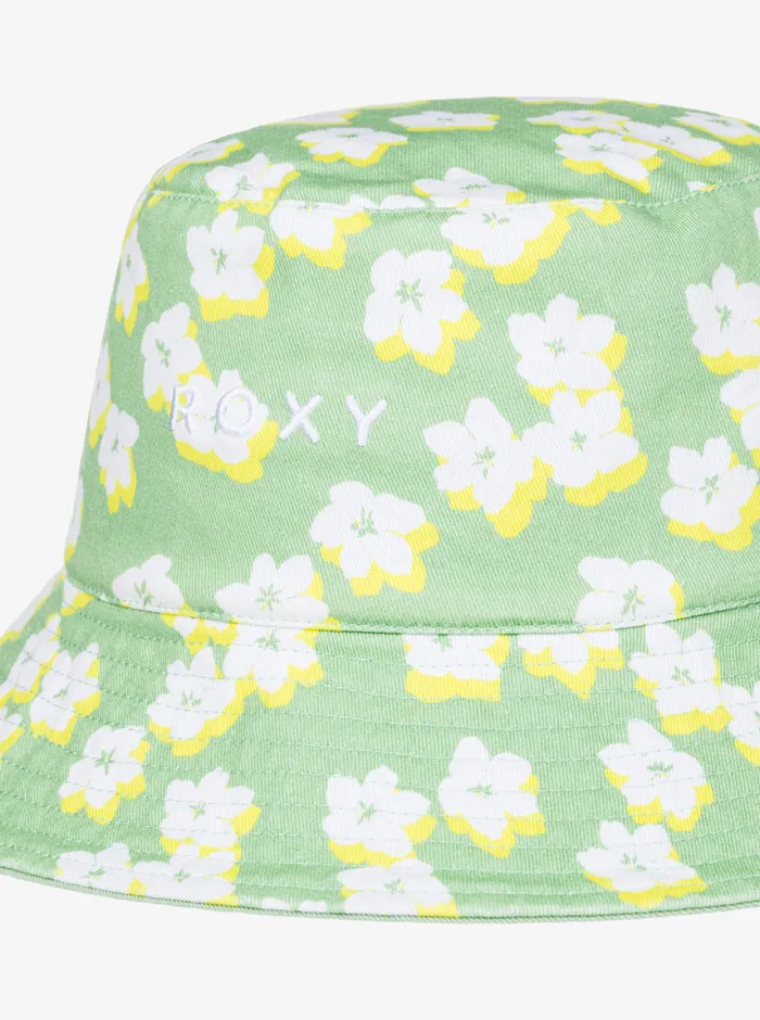 Roxy Hats Jasmine Paradise Sun Hat Quiet Green Floral Delight 8211 Womens