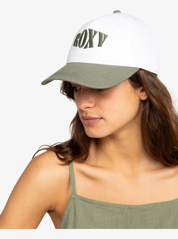 Roxy Hats Something Magic Baseball Hat Agave Green 8211 Womens