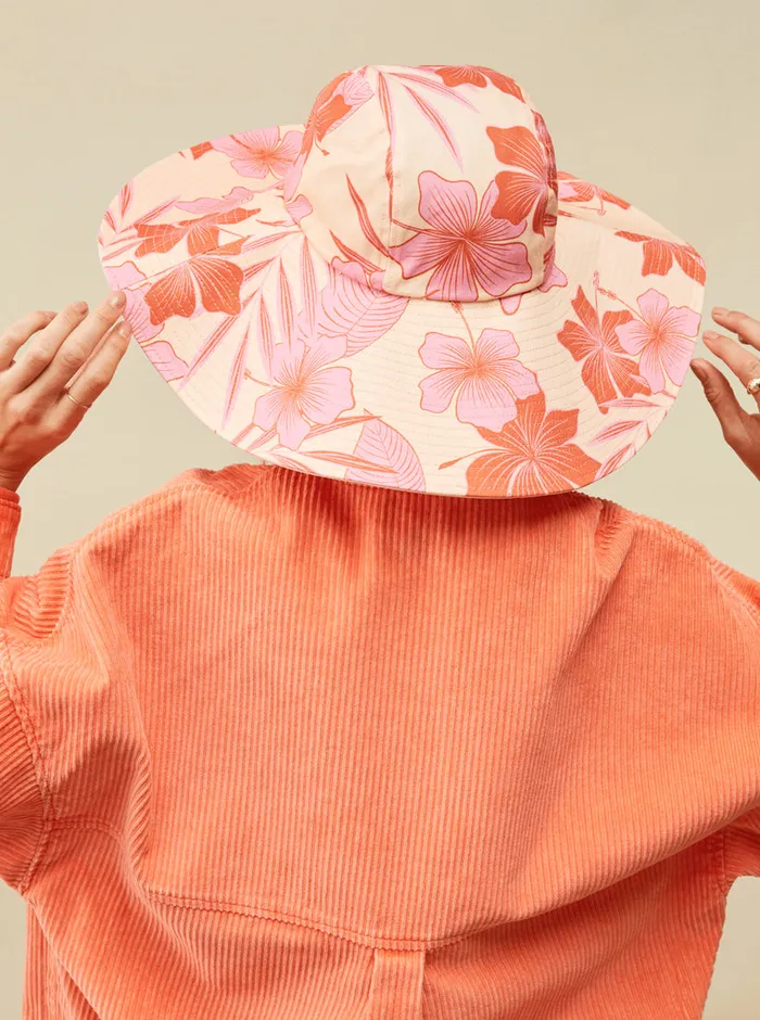Roxy Hats Star Is Born Bucket Hat Pale Dogwood Lhibiscus 8211 Womens