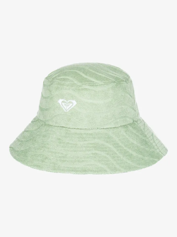 Roxy Hats Sunny Palm Bucket Sun Hat Quiet Green 8211 Womens