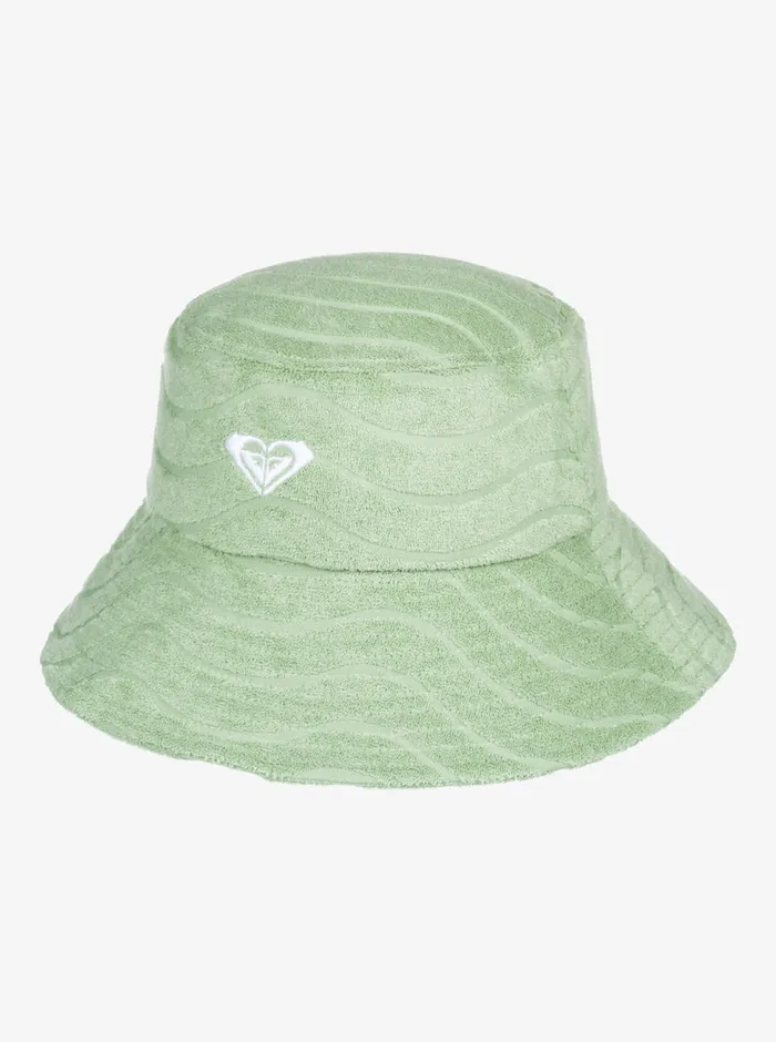 Roxy Hats Sunny Palm Bucket Sun Hat Quiet Green 8211 Womens