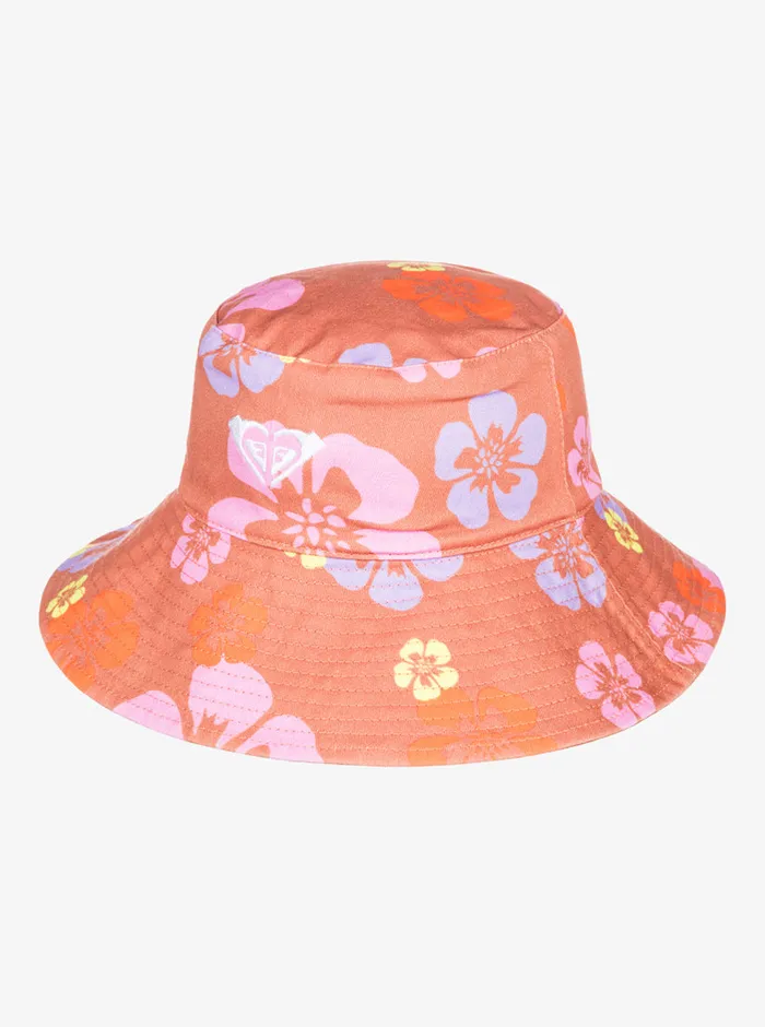 Roxy Hats SurfKindKate Bucket Reversible Hat Sunburn Positivity Paradise 8211 Womens