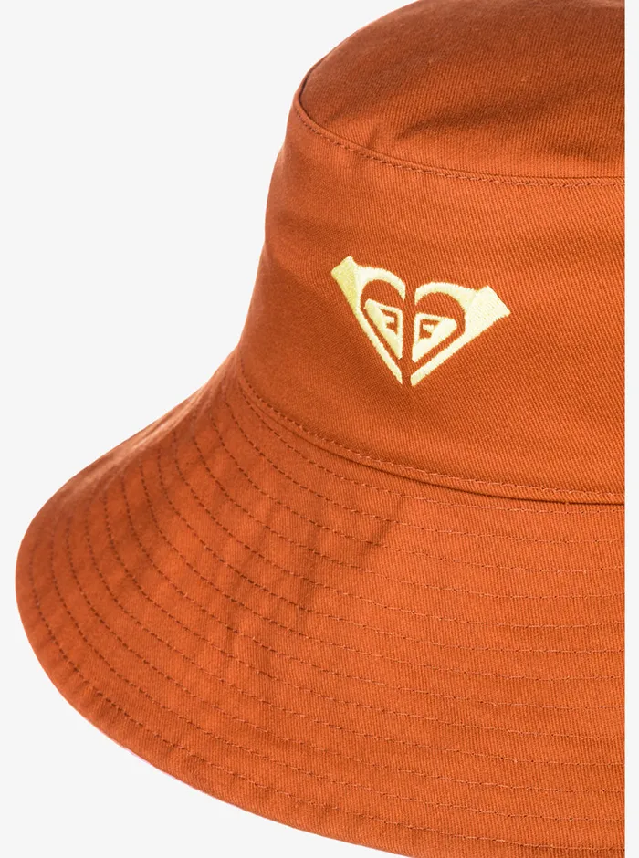Roxy Hats SurfKindKate Bucket Reversible Hat Sunburn Positivity Paradise 8211 Womens