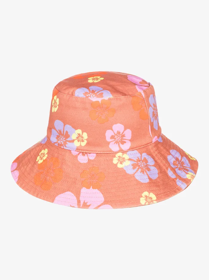 Roxy Hats SurfKindKate Bucket Reversible Hat Sunburn Positivity Paradise 8211 Womens