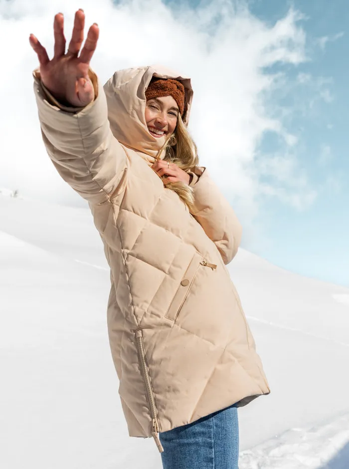 Roxy Jackets Neeva Winter Jacket Hazelnut 8211 Womens