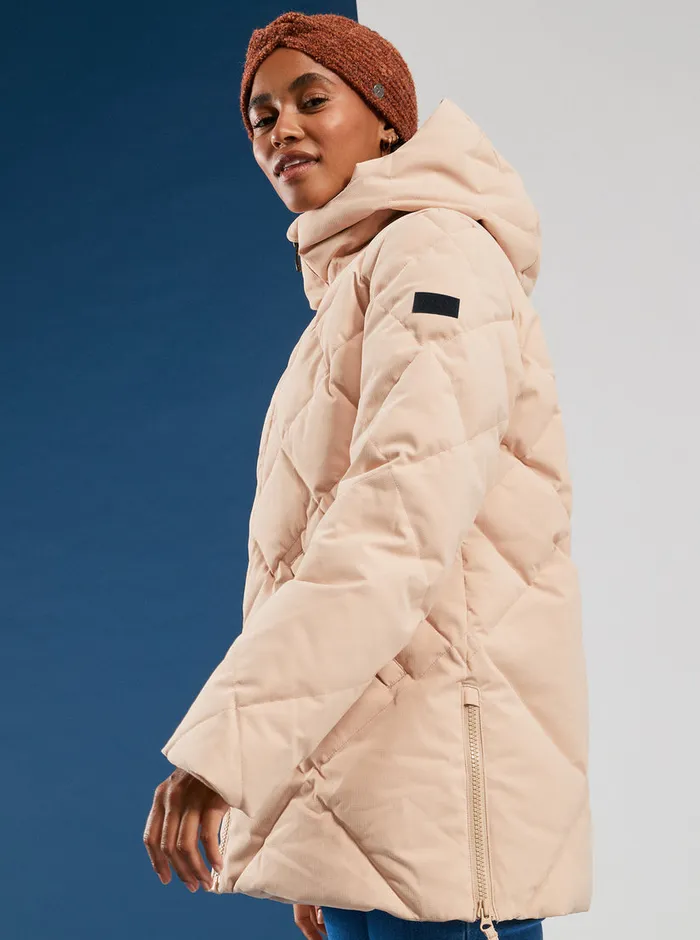 Roxy Jackets Neeva Winter Jacket Hazelnut 8211 Womens