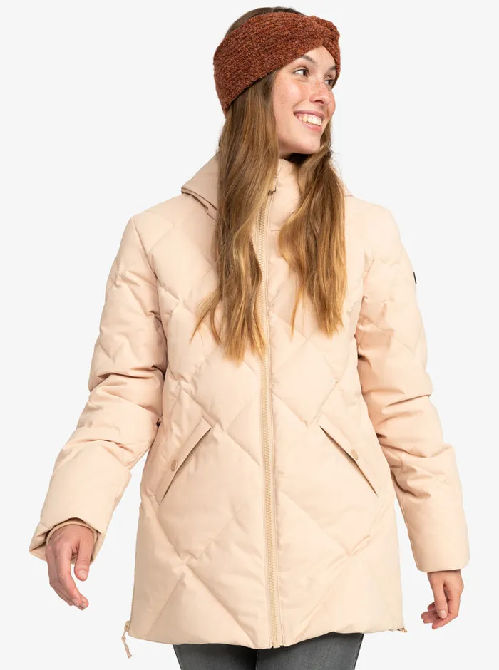 Roxy Jackets Neeva Winter Jacket Hazelnut 8211 Womens
