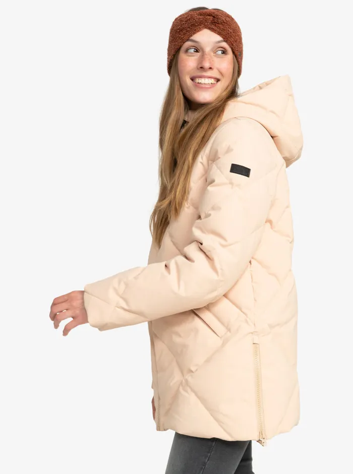 Roxy Jackets Neeva Winter Jacket Hazelnut 8211 Womens