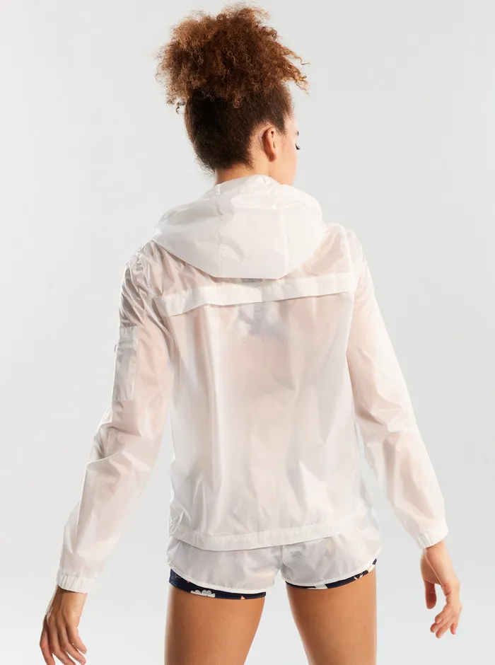 Roxy Jackets Pure Pursuit Windbreaker Bright White 8211 Womens