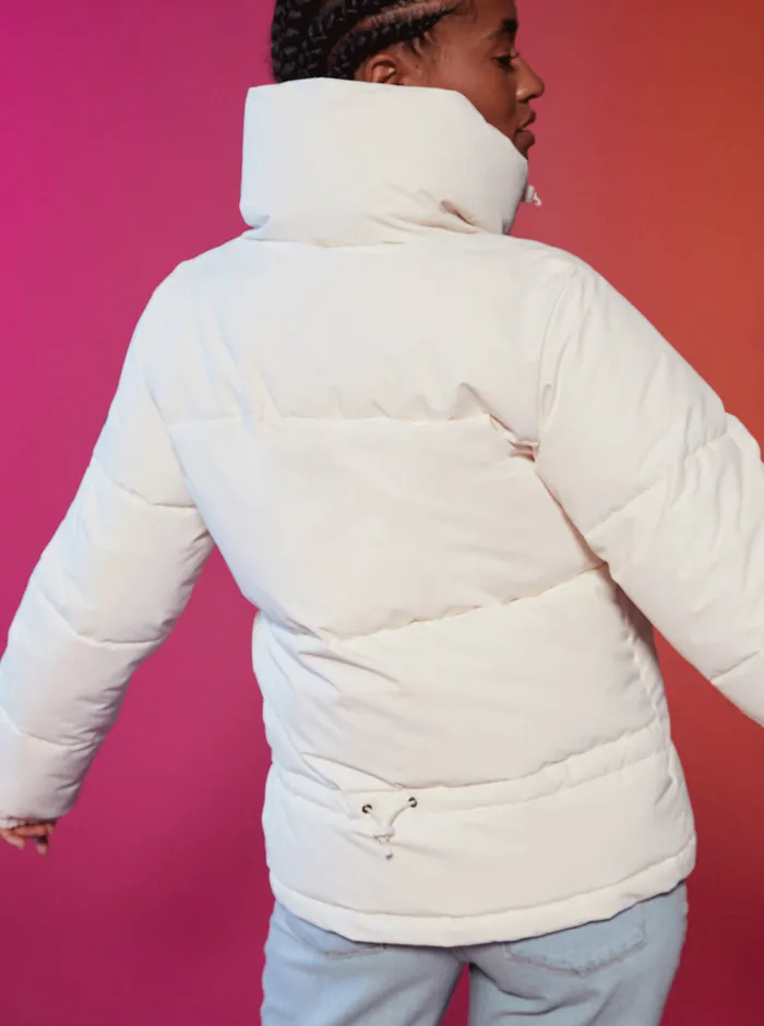 Roxy Jackets Winter Rebel Winter Bomber Jacket Egret 8211 Womens