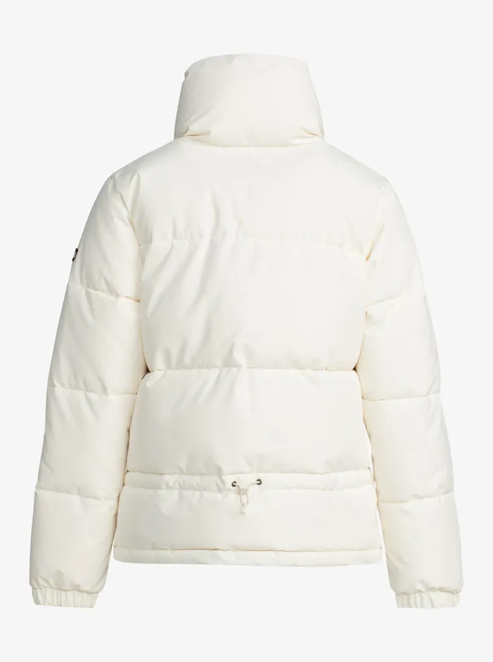 Roxy Jackets Winter Rebel Winter Bomber Jacket Egret 8211 Womens