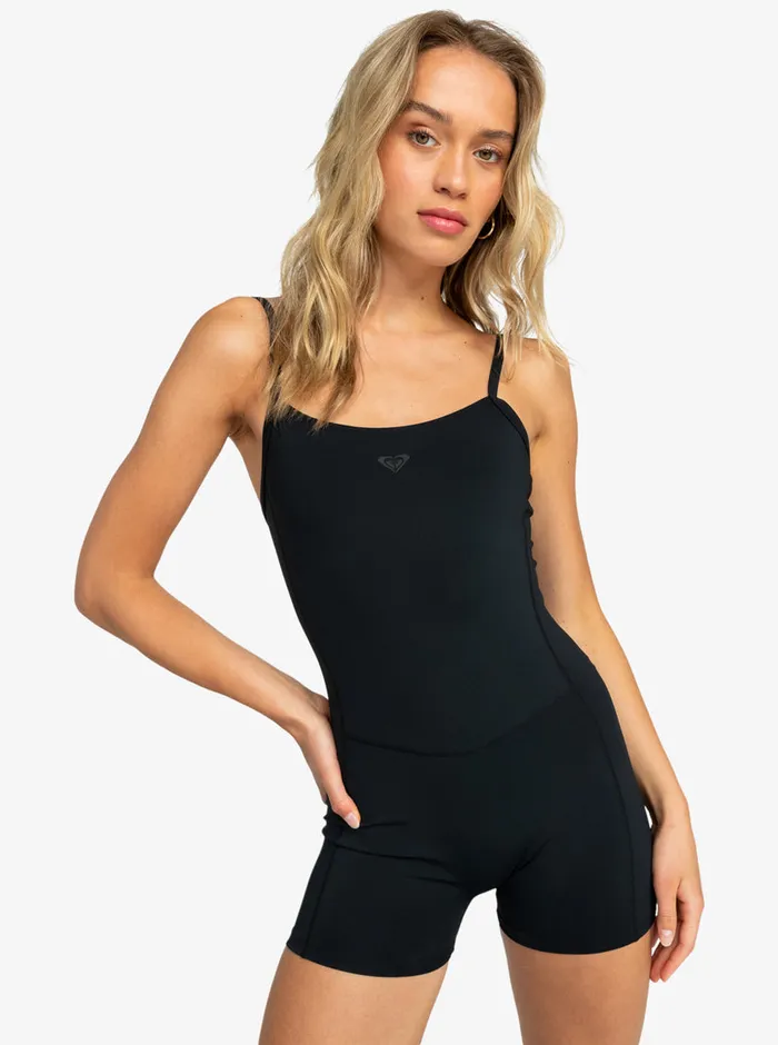 Roxy Jumpsuits and Rompers Active Collection Technical Training OnePiece Anthracite 8211 Womens