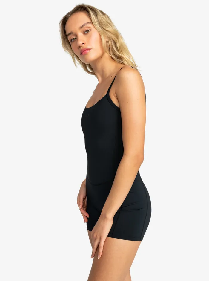 Roxy Jumpsuits and Rompers Active Collection Technical Training OnePiece Anthracite 8211 Womens