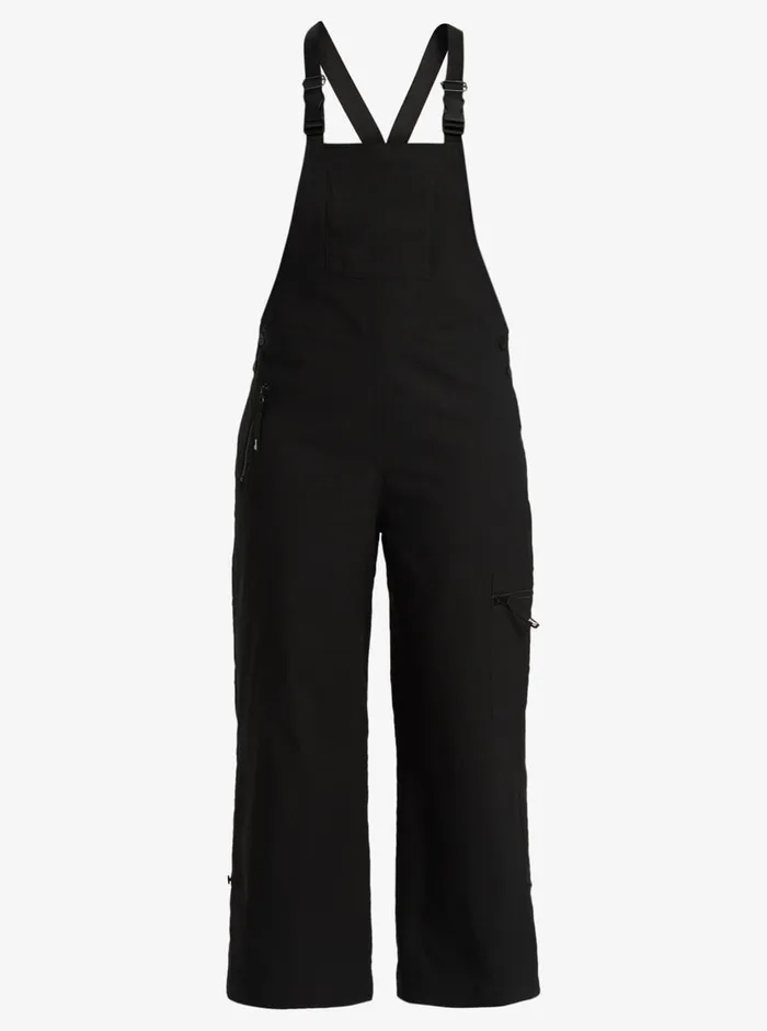 Roxy Jumpsuits and Rompers Chloe Kim Cargo Overalls Anthracite 8211 Womens