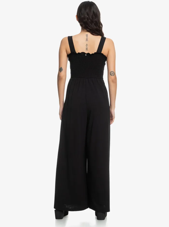 Roxy Jumpsuits and Rompers Just Passing By Jumpsuit Anthracite 8211 Womens