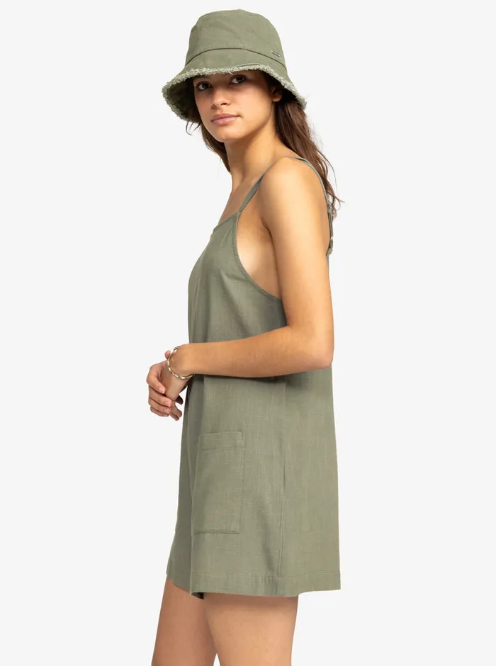 Roxy Jumpsuits and Rompers Lavender Haze Romper Agave Green 8211 Womens