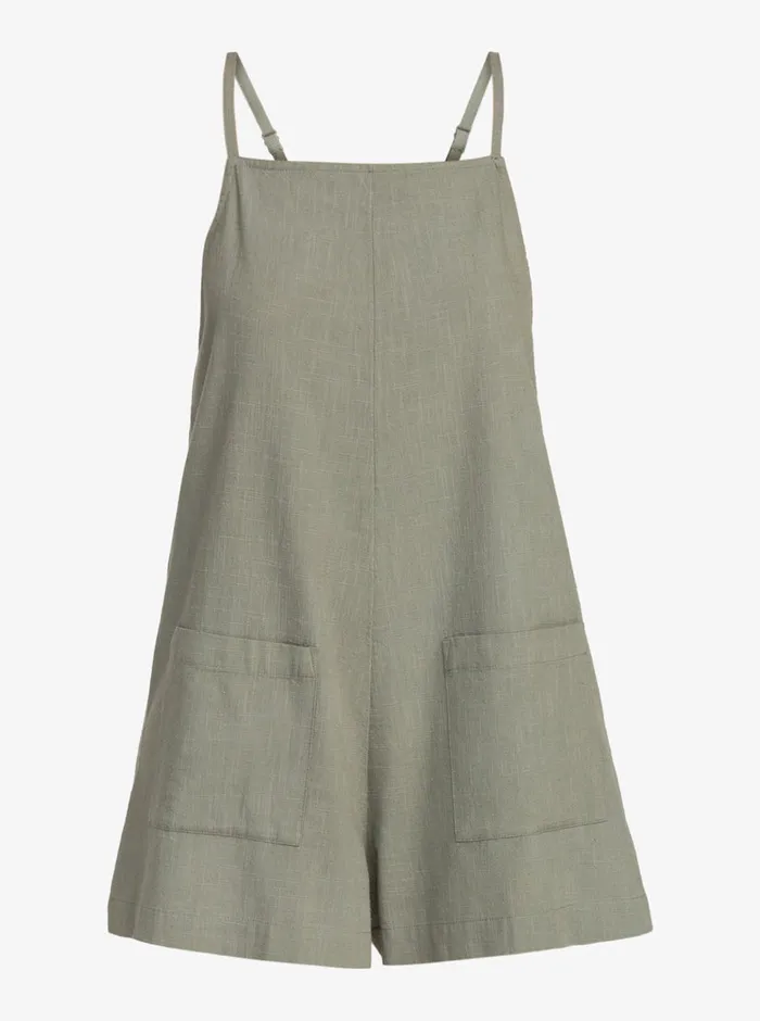 Roxy Jumpsuits and Rompers Lavender Haze Romper Agave Green 8211 Womens
