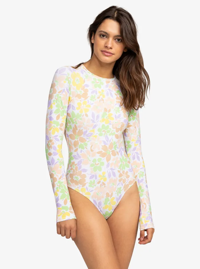 Roxy One Pieces Fashion Long Sleeve Swimsuit 2 Anthracite Palm Song S 8211 Womens Roxy One Pieces Fashion Long Sleeve Swimsuit 2 Anthracite Palm Song S 8211 Womens