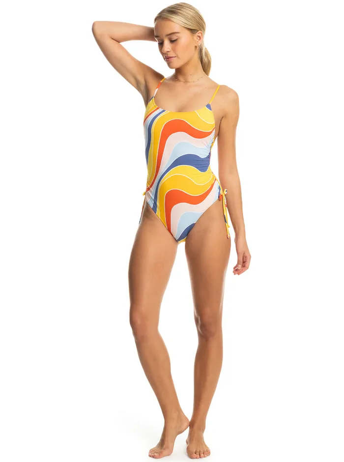 Roxy One Pieces Palm Cruz OnePiece Swimsuit Tiger Lily Cruz 8211 Womens