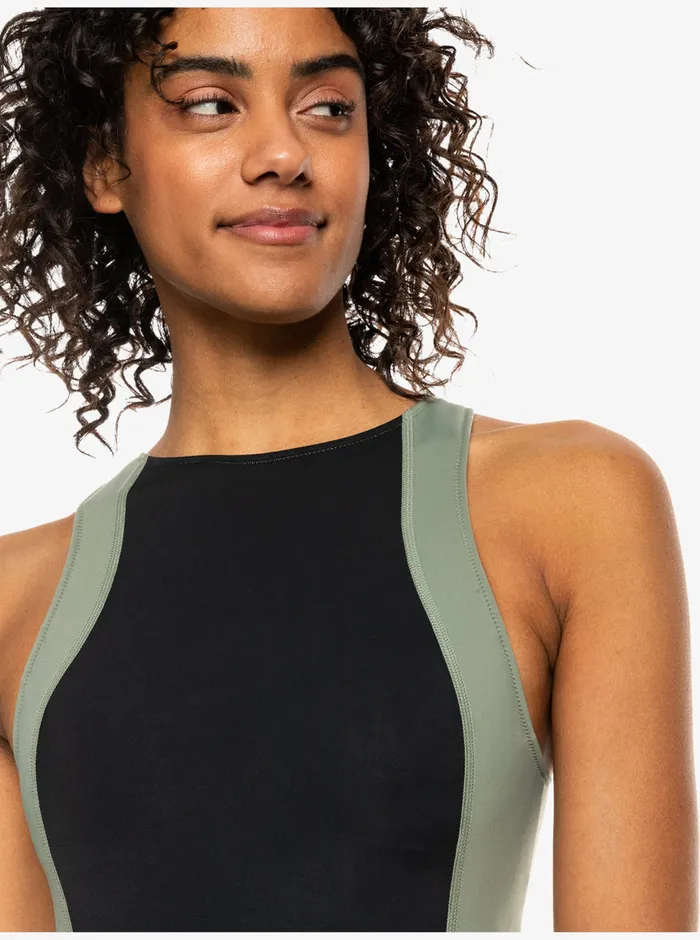 Roxy One Pieces Pro Wave OnePiece Swimsuit Anthracite 8211 Womens