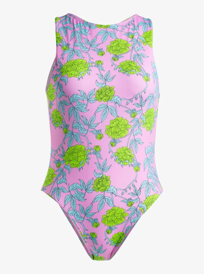 Roxy One Pieces ROWLEY X OnePiece Swimsuit Bonbon Pastel Floral 8211 Womens