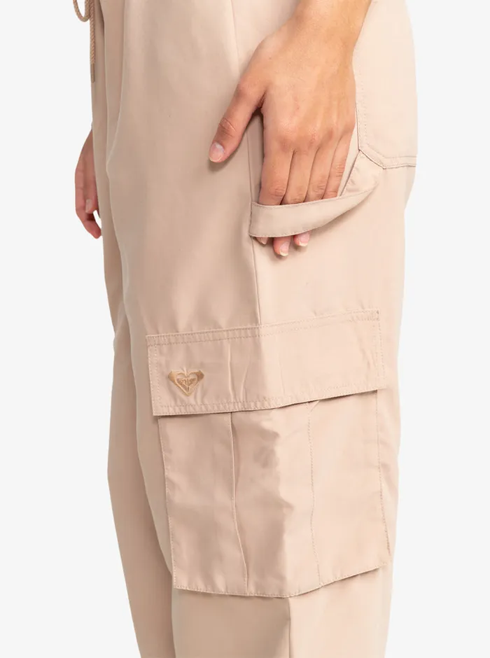 Roxy Pants and Jeans Active Collection Baggy Sweatpants Warm Taupe 8211 Womens