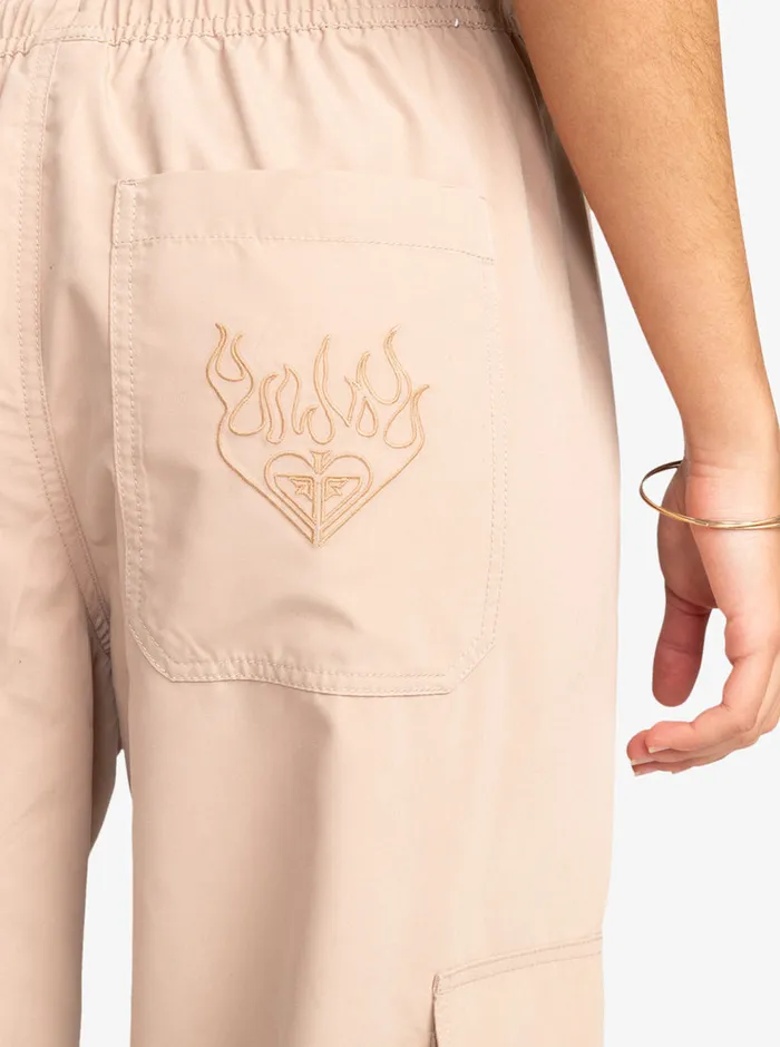 Roxy Pants and Jeans Active Collection Baggy Sweatpants Warm Taupe 8211 Womens